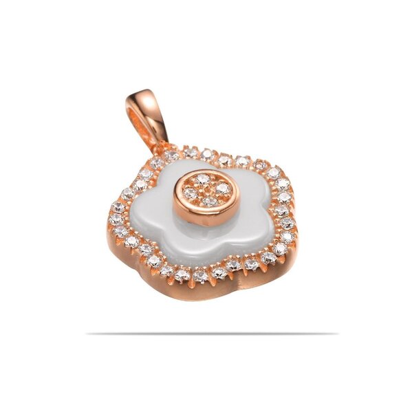 Simulated Diamonds set in 925 & Fine Ceramic - Picture 2 of 4